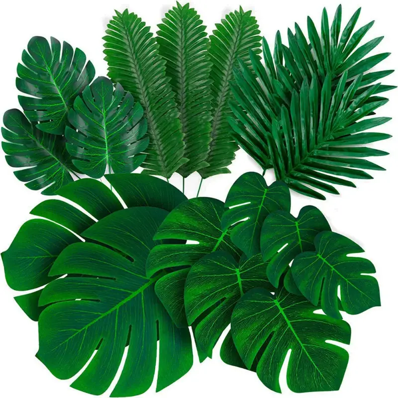 Dernière Chance Tropical palm tree decorations for hawaiian and safari parties