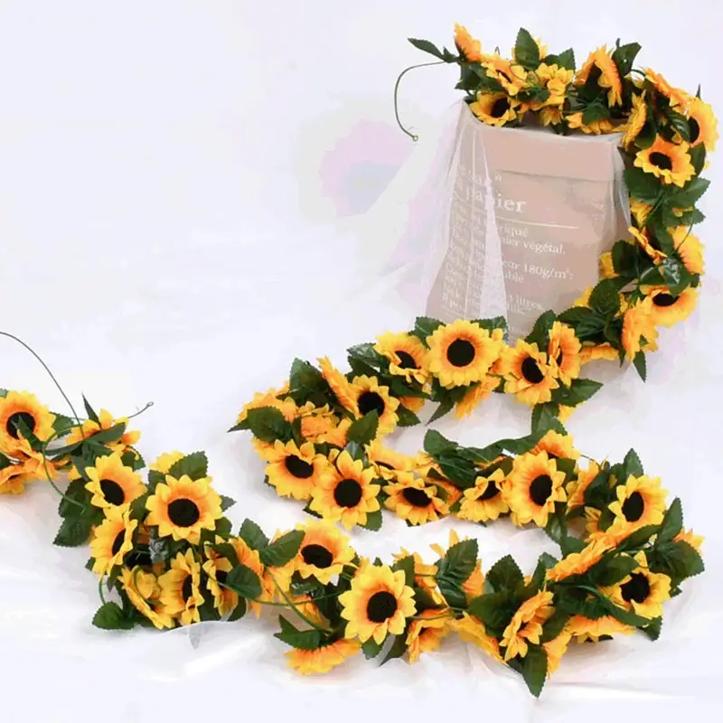 Super Prix Artificial sunflower decoration for weddings and parties