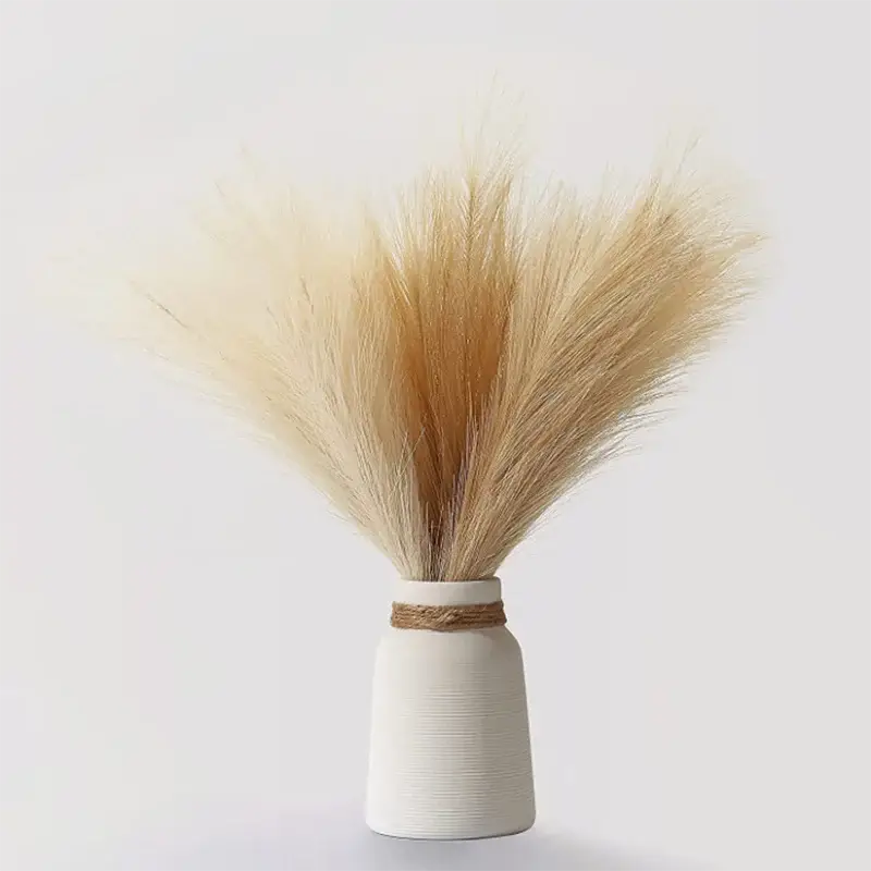 Set of 10 artificial pampas grass bouquets for interior decoration Usine Directe