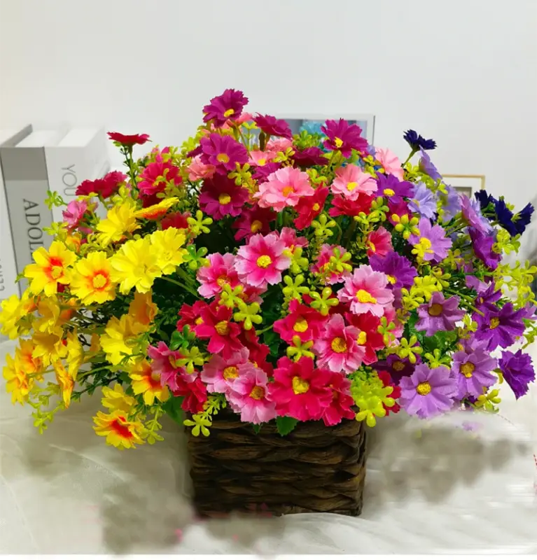 Expédié Aujourd'hui Set of uv-resistant artificial flowers for outdoor decoration