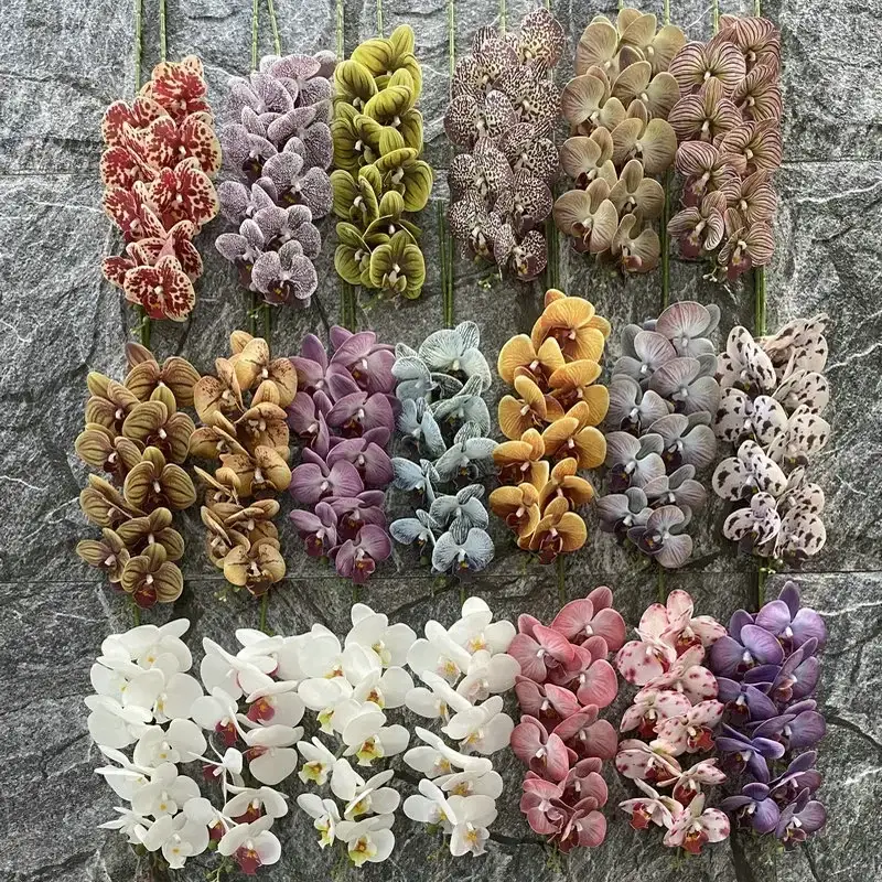 Artificial phalaenopsis decorative orchid for weddings and gardens Meilleure Vente