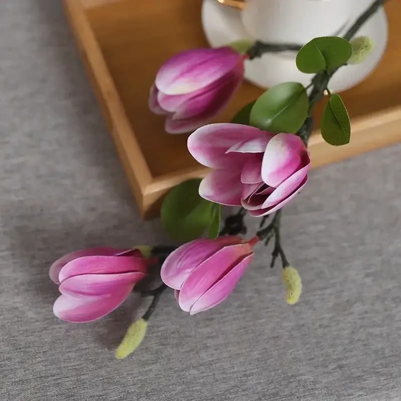 Artificial magnolia flowers for outdoor floral decoration Vente Directe