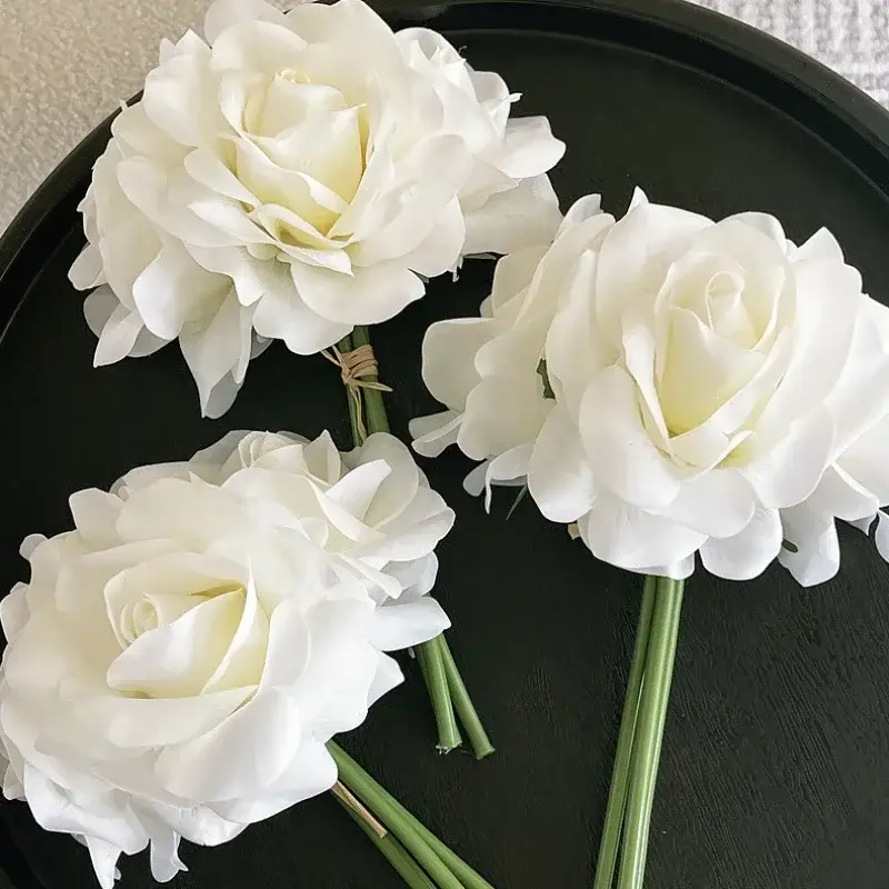 Meilleur Choix Decorative artificial rose bouquet for garden