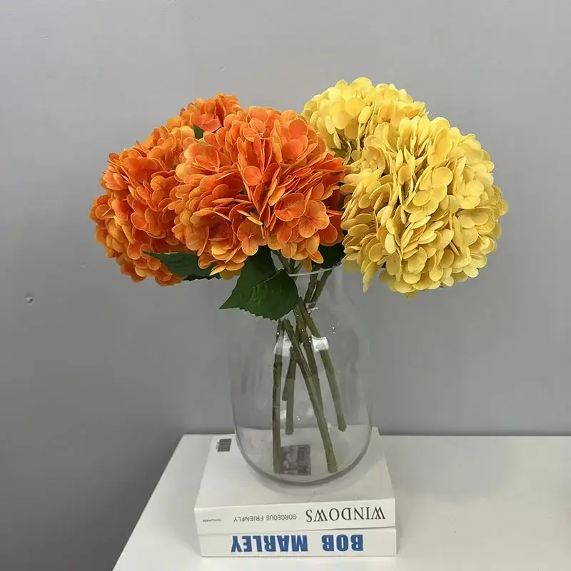 Produit De Marque Wedding decoration artificial flowers hydrangeas and red roses