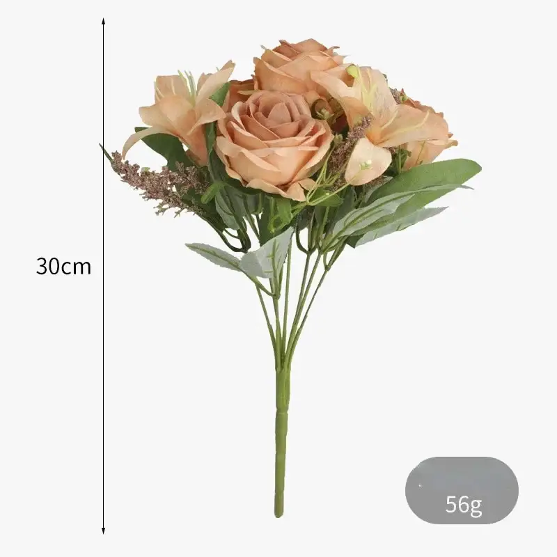 Wedding decoration bouquet with artificial lilies and scented roses… Offre Du Jour