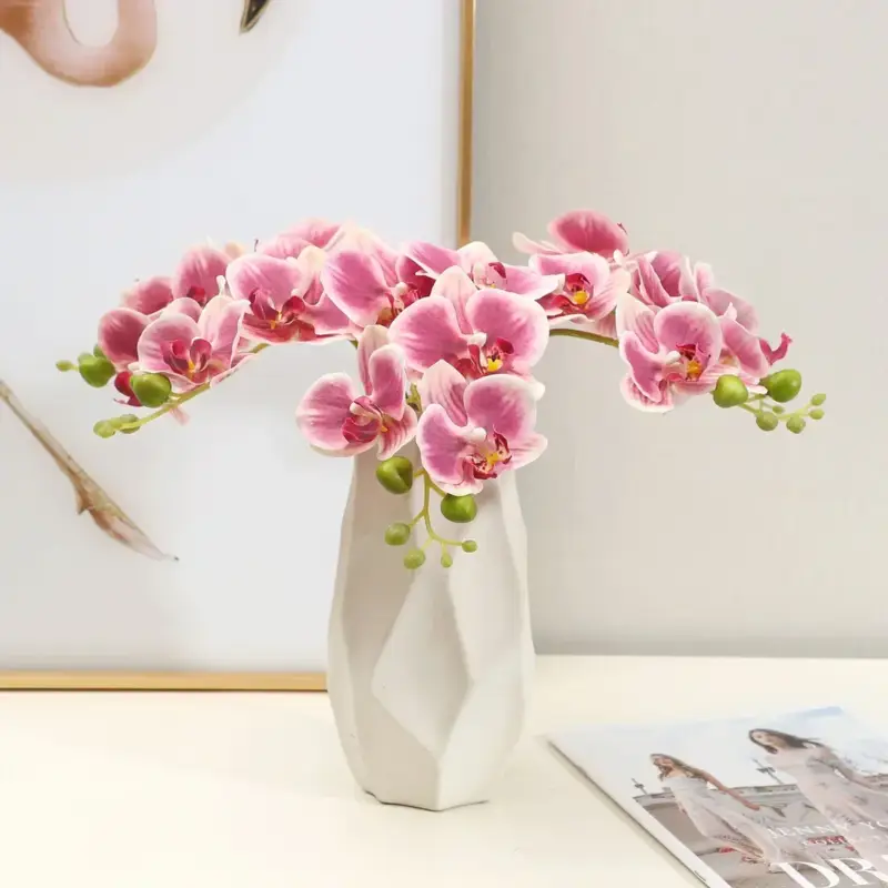 Livraison Express Realistic artificial phalaenopsis flowers for various decorations