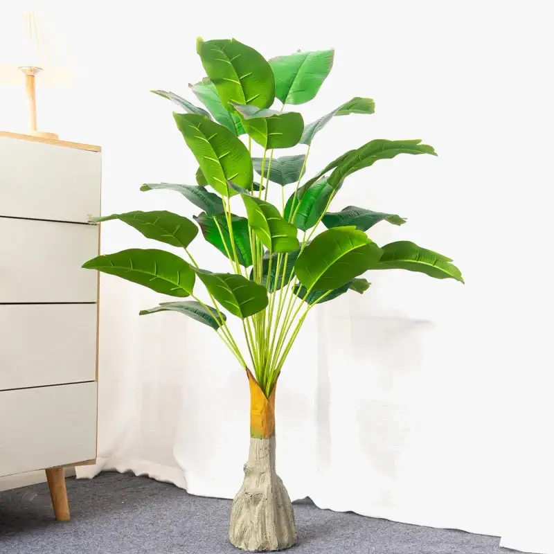 Dernière Chance Artificial banana tree large tropical plants autumn decorations