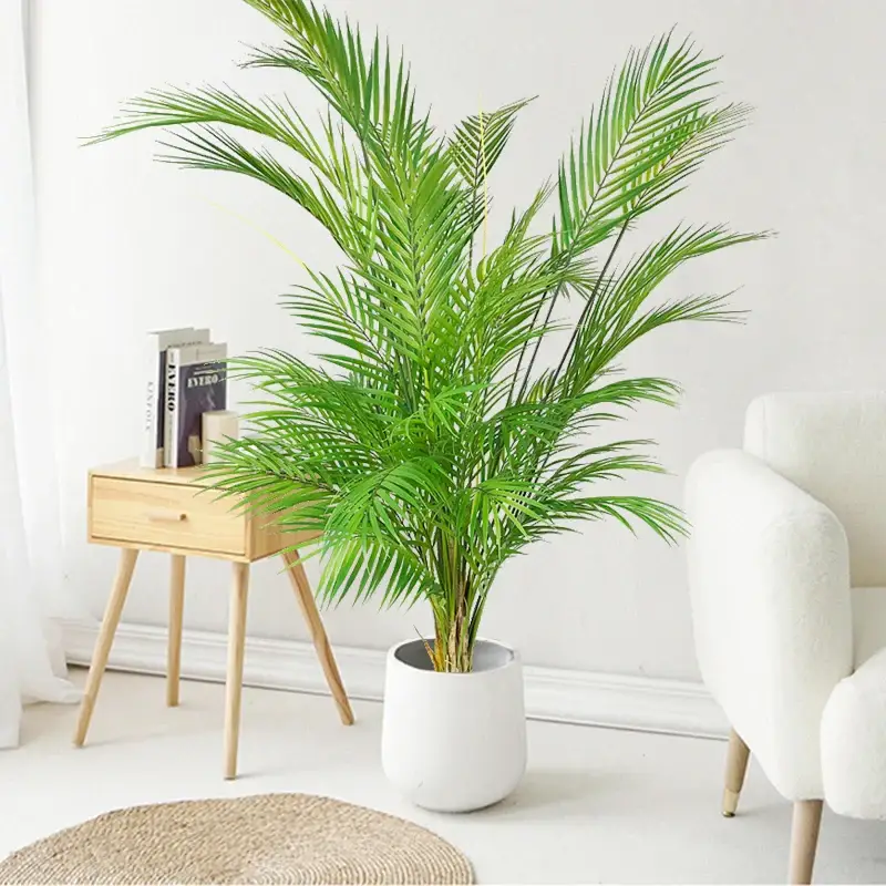 Commande En Gros Artificial monstera palm tree and fern for indoor and outdoor decor