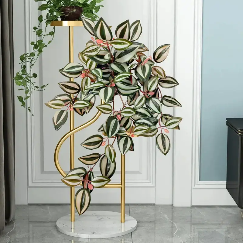 Jusqu'à Épuisement Des Stocks Artificial hanging plant in faux rattan for indoor and outdoor deco...