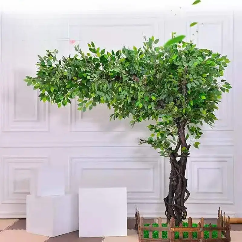 Prix Réduit Decorative artificial banyan tree for indoor and hotel use