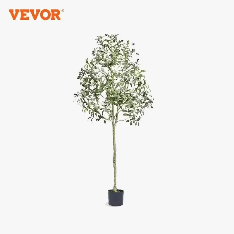 Authentique Low-maintenance secure artificial olive tree for indoor spaces