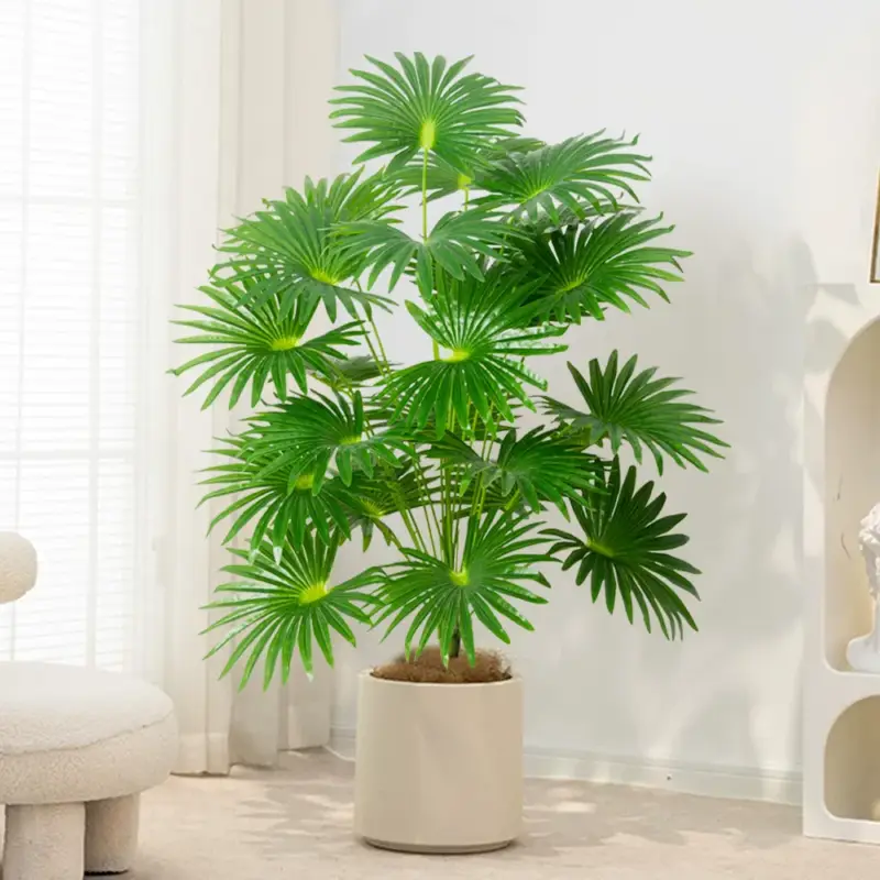 Tall artificial tropical palm tree for indoor and outdoor decoration Prix Choc