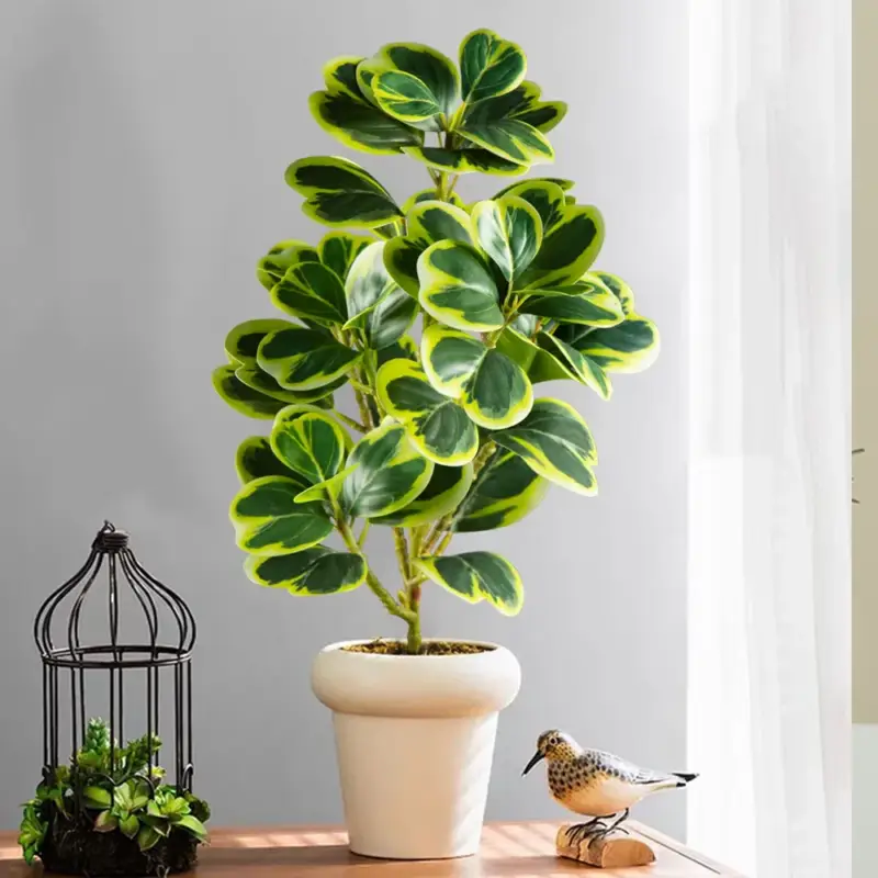 Offre Spéciale Artificial heart-leaf ficus tree for indoor and outdoor decoration