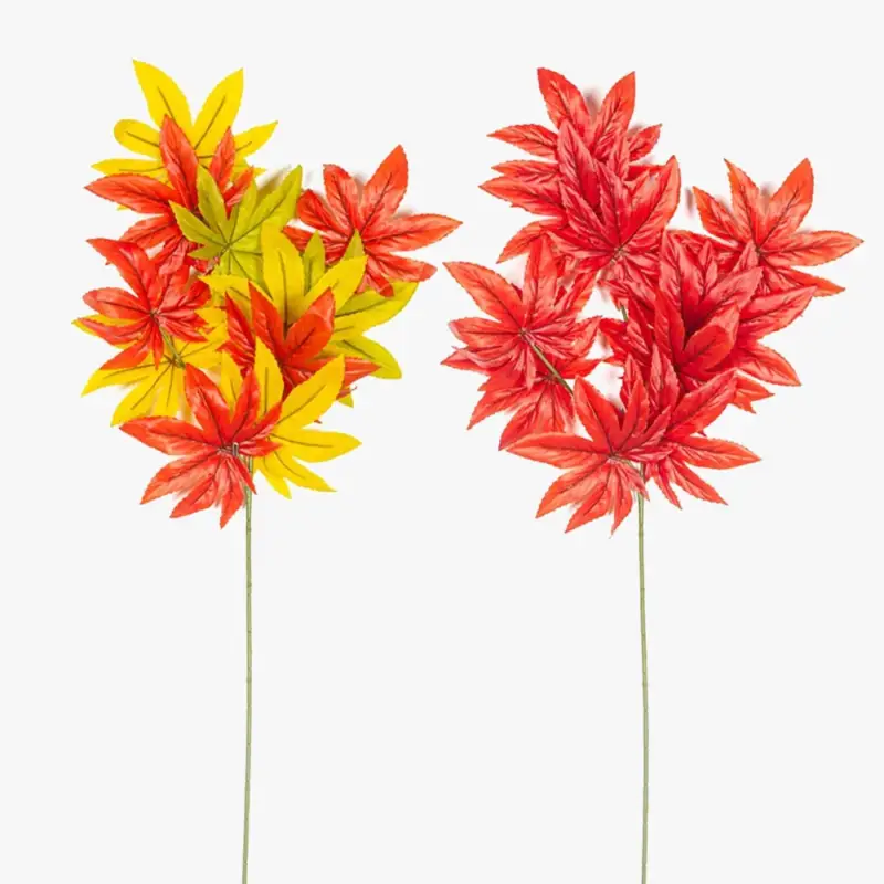 Bon Plan Large artificial maple plants autumn decorations for festivals
