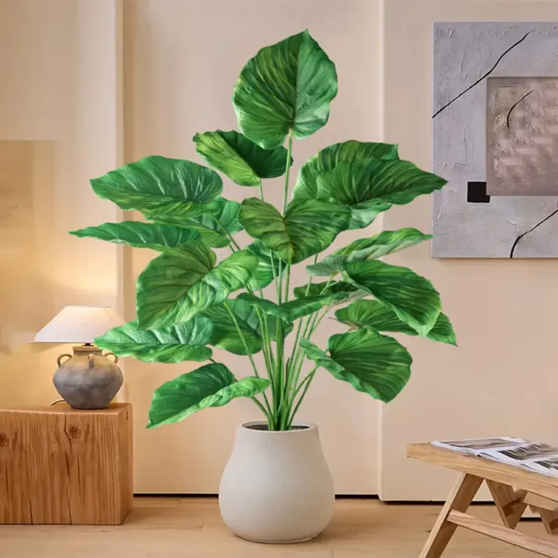 Vente Flash Artificial palm tree large monstera plant decorations for home and …