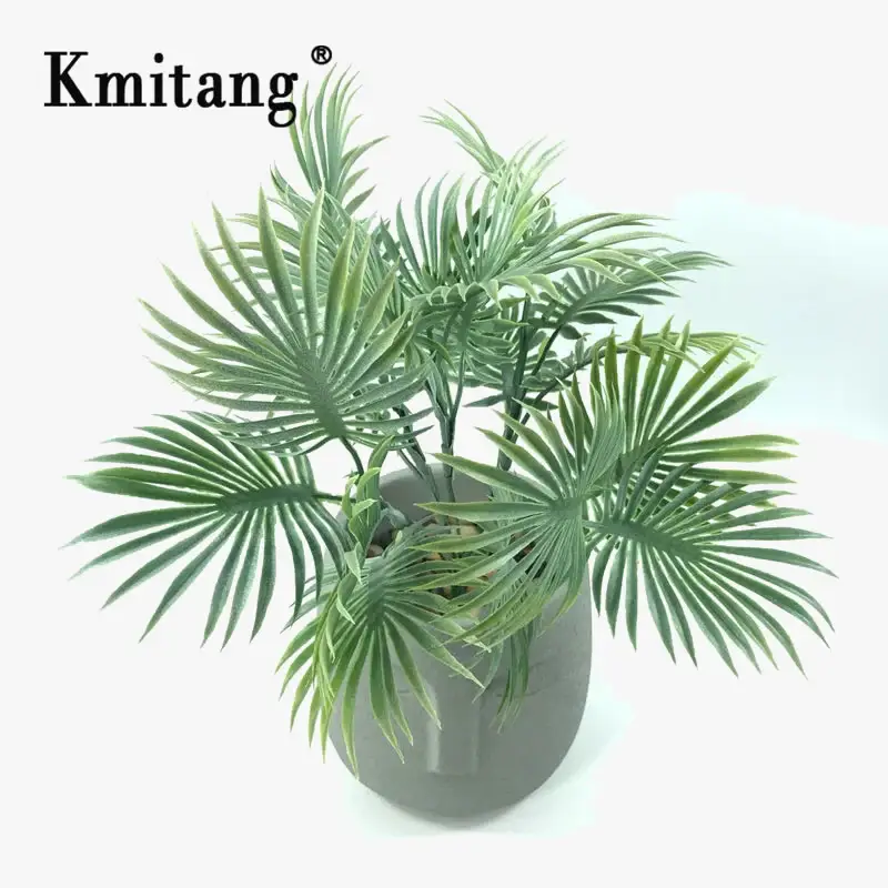 Artificial monstera and palm palm plants for indoor and outdoor dec... Acheter En Ligne