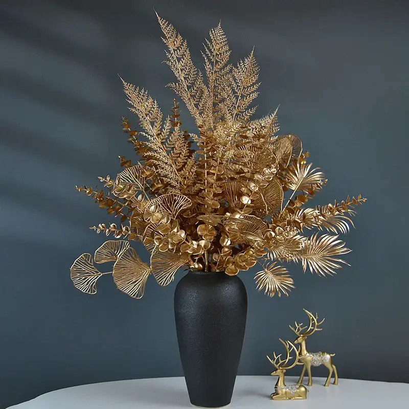 Artificial palm leaves for wedding and christmas decoration Dernier Modèle