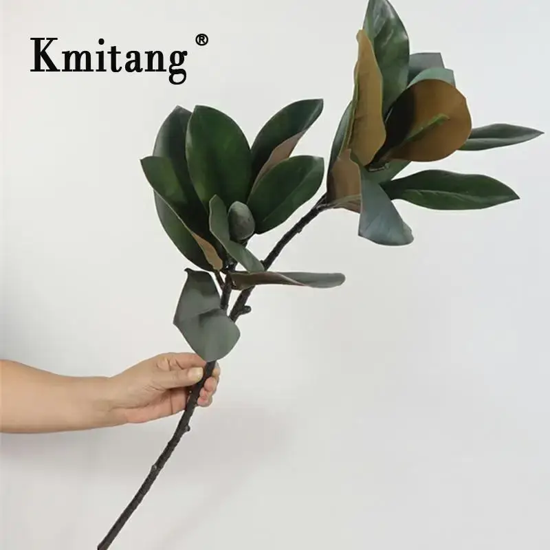 Livraison Express Large artificial magnolia branch for indoor decoration