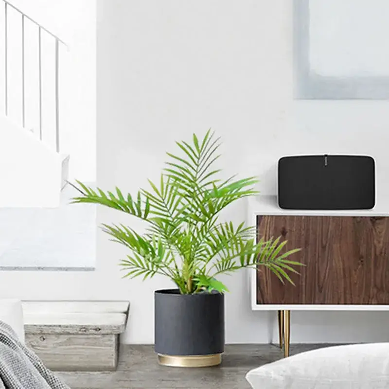 Meilleur Prix Small artificial palm plastic plants for indoor and outdoor decor