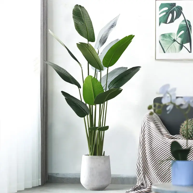 Tropical artificial potted tree for indoor and outdoor decoration Commander Vite