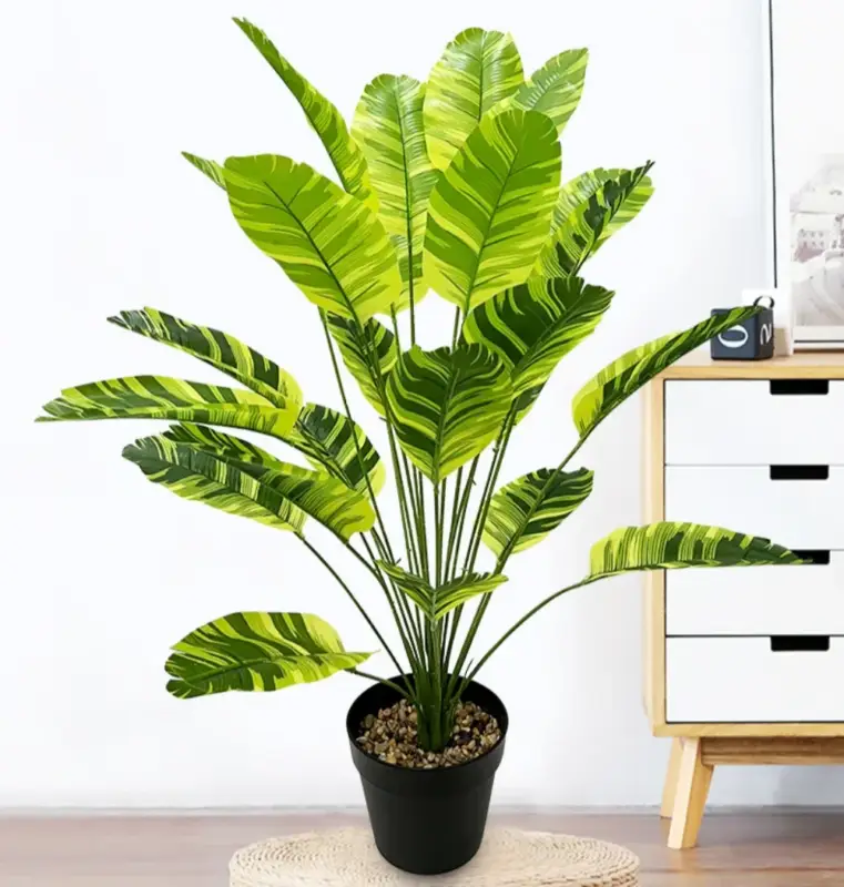 Artificial plantain palm tree for indoor and outdoor decoration Promotion