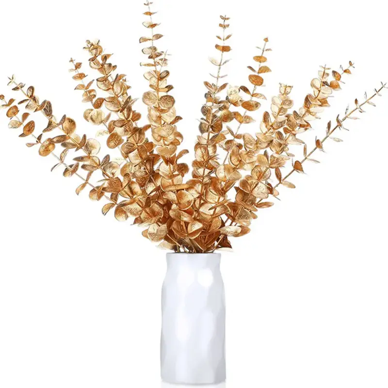 Solde Set of 5 artificial eucalyptus branches for floral decoration