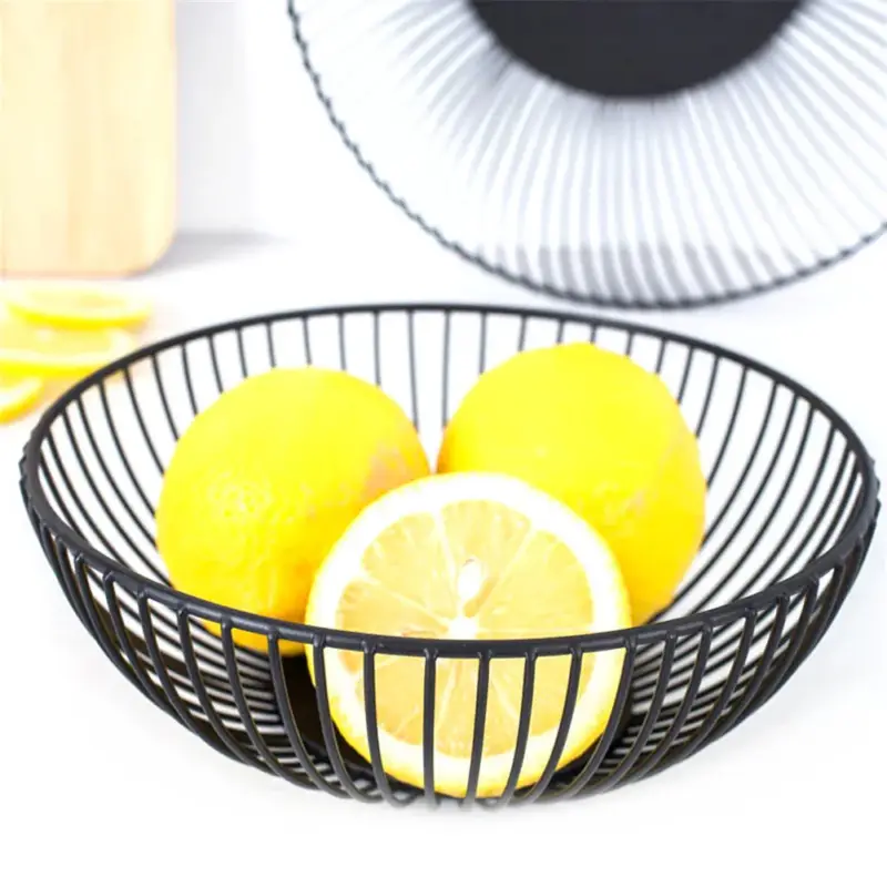 Nordic iron fruit basket for storage and decoration Retour Gratuit