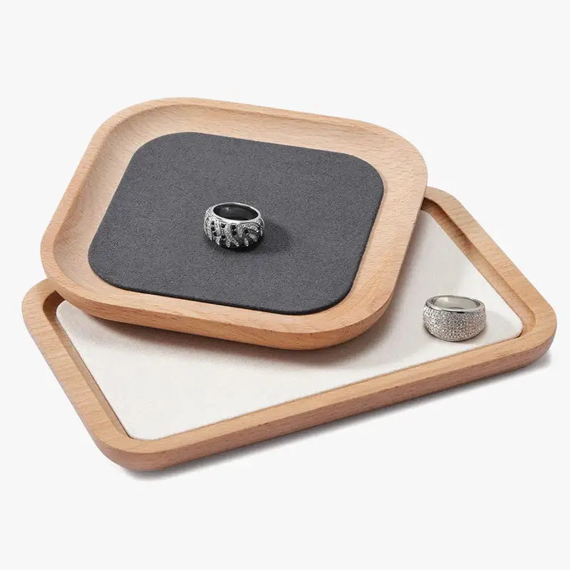 Vente Flash Wooden jewellery storage tray for watches and necklaces