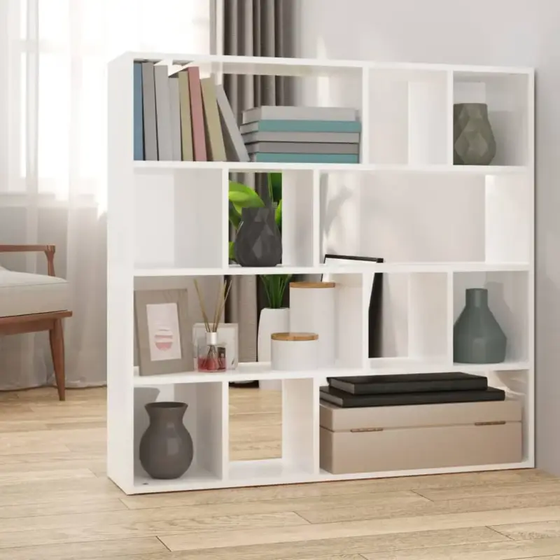Modern and elegant room divider bookcase Commander Vite