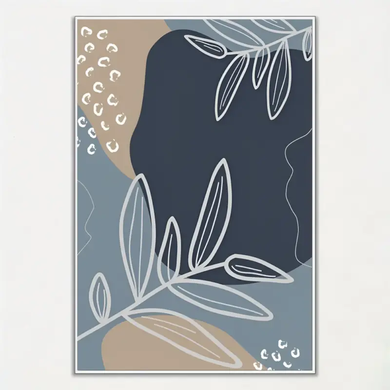 Certifié Artistic palm leaves poster for home decor