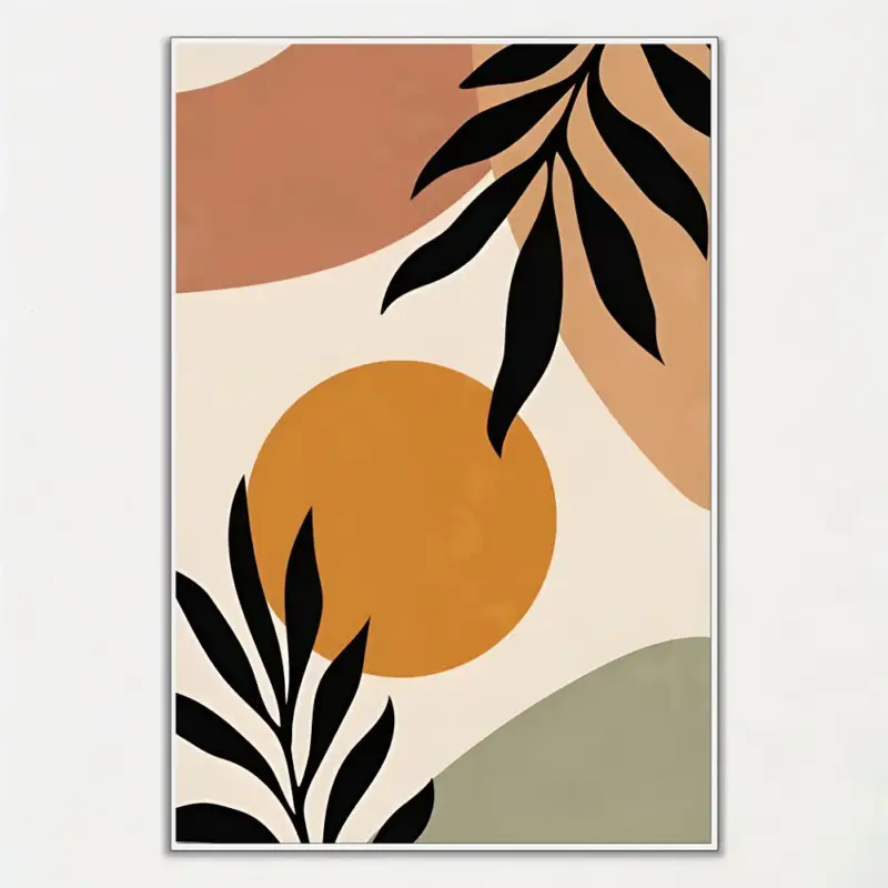 Palm tree paper poster artistic decor for interiors Acheter Direct