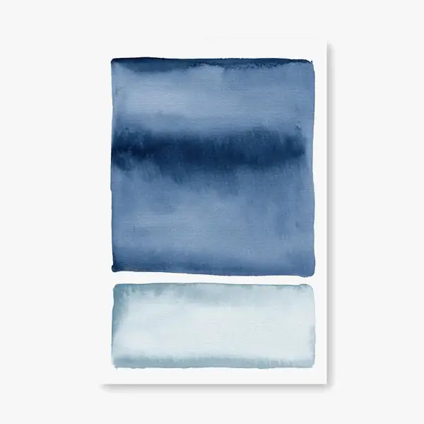 Vente Directe Abstract watercolour ocean painting modern wall art decor