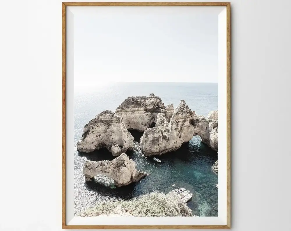 Ocean wave photography poster marine landscape wall decor Promotion
