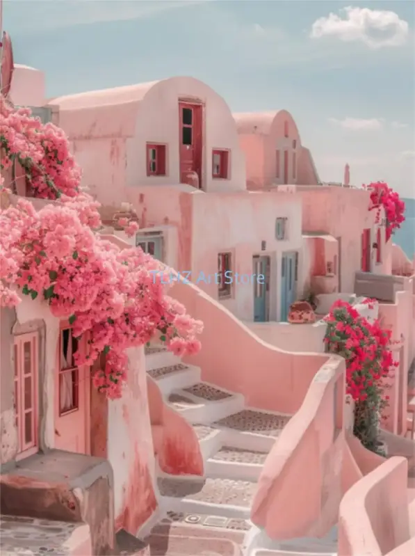 Affaire À Saisir Modern greek landscape travel posters