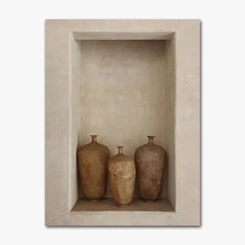Bohemian vase canvas wall art for modern interior decoration Bon Marché