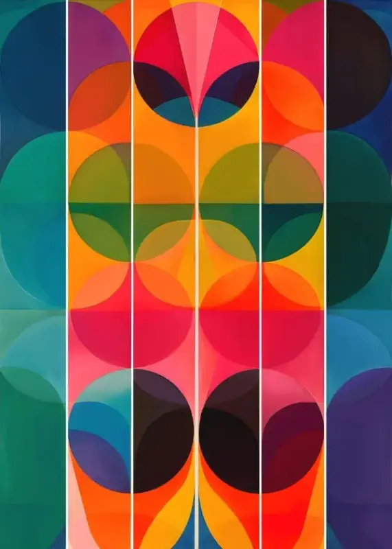 Abstract painting for artistic and aesthetic wall decoration Prix Bas