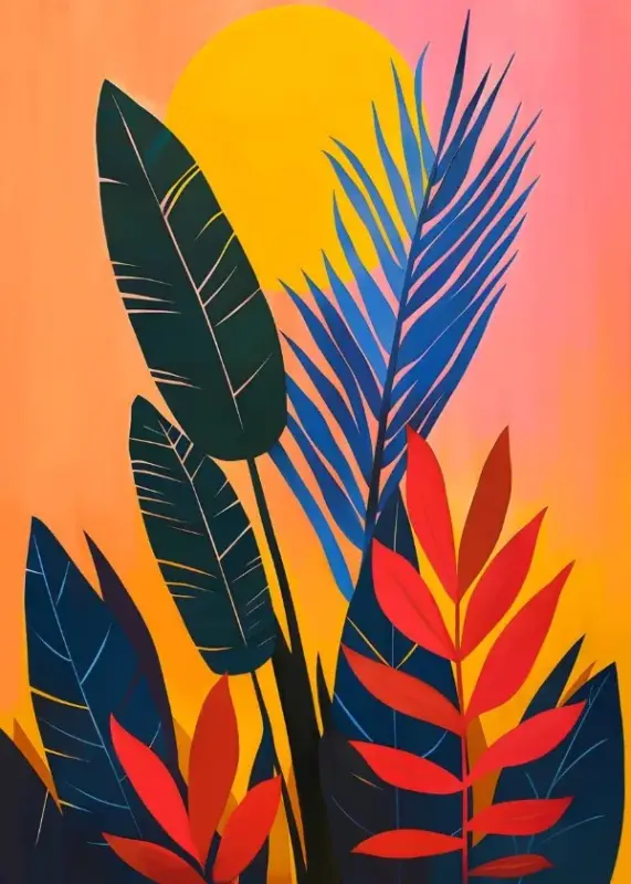 Abstract painting for modern aesthetic wall decoration Satisfait Ou Remboursé