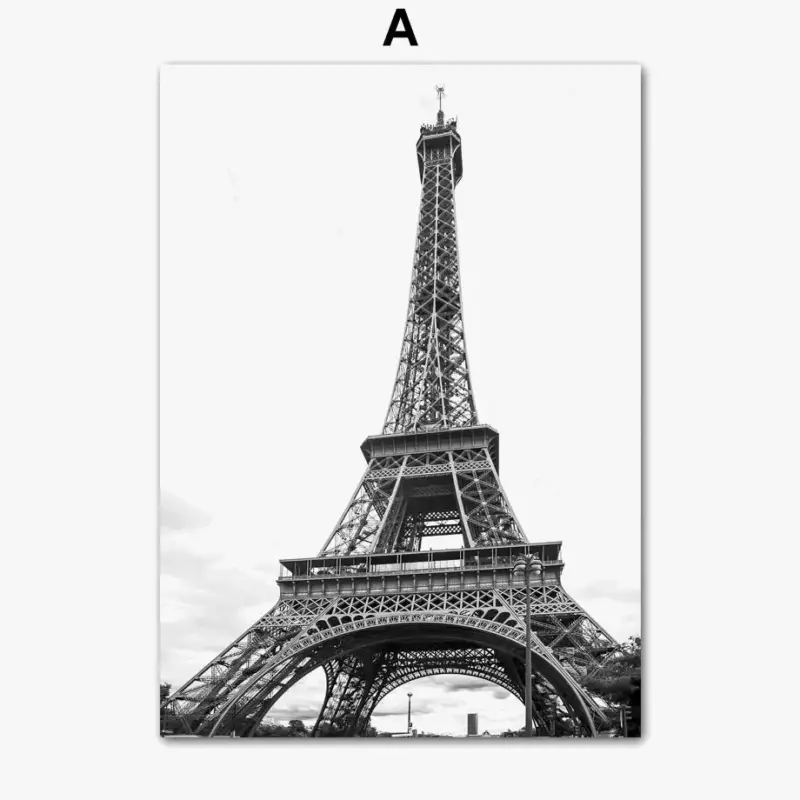 Dernier Modèle Vintage café paris canvas art nordic wall decor