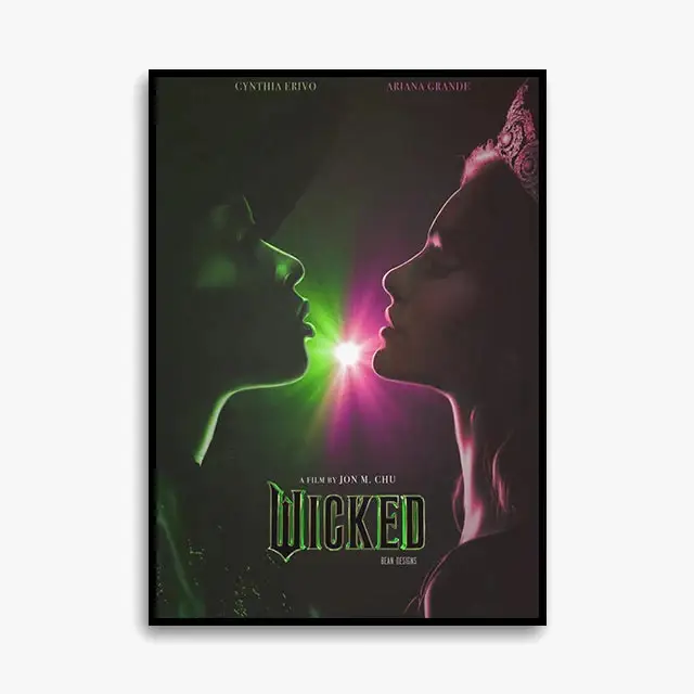 Bon Plan Wicked canvas print glinda fan home decor gift