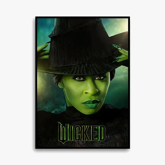 Wicked movie canvas art print poster for glinda fans Promotion