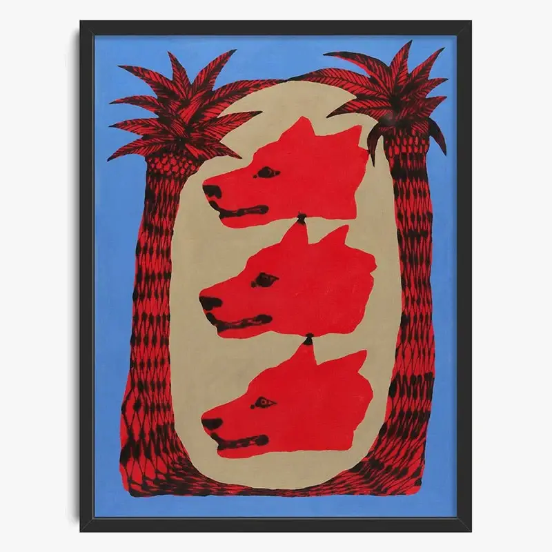 Seulement Aujourd'hui Vintage abstract maze posters retro wall art interior decor