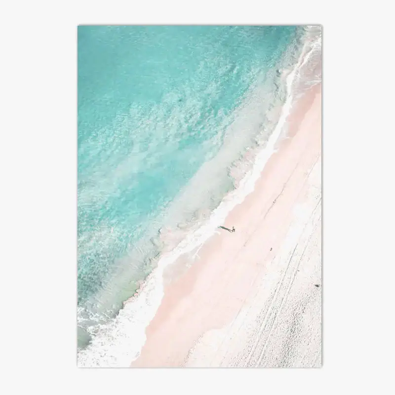 Remise Modern beach sunrise poster