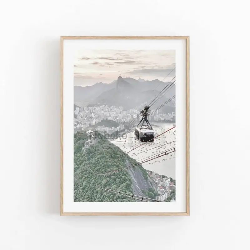 Rio de janeiro landscape posters for wall decoration Retour Gratuit