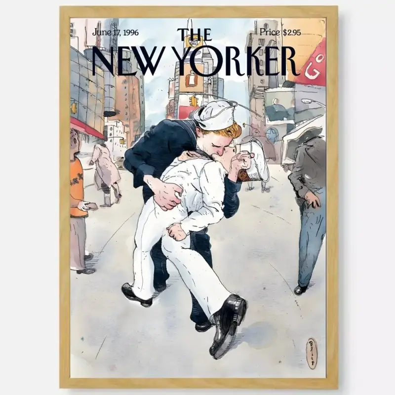New yorker poster waterproof wall art sticker aesthetic decoration Marque