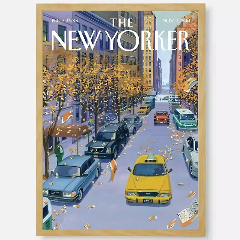 Nouvelle Collection The new yorker poster wall art sticker aesthetic decoration