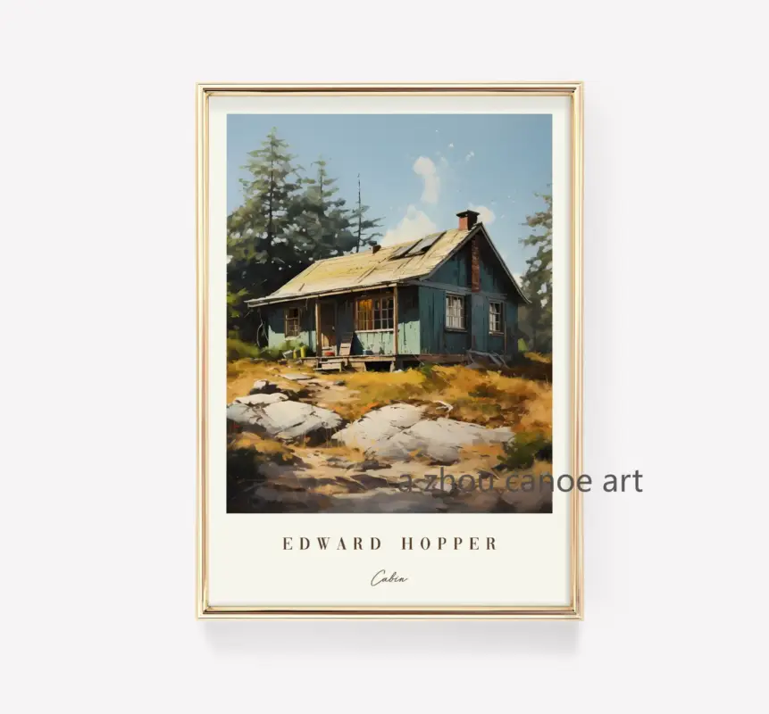 Edward hopper art library modern decorative posters Meilleur Choix