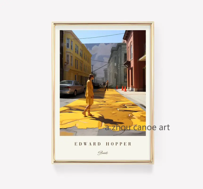 Retour Gratuit Edward hopper art library posters modern art wall decor
