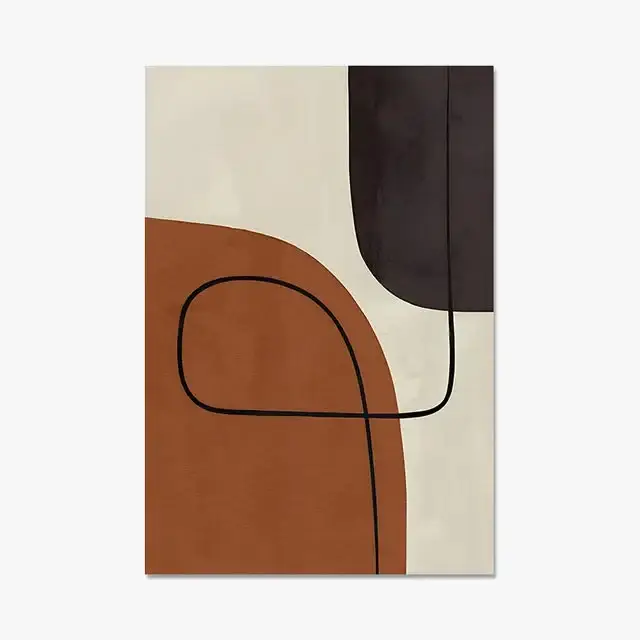 Acheter Direct Abstract geometric face modern art wall posters