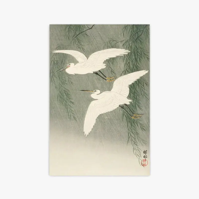 Prix Promo Eclectic heron and crane wall art prints