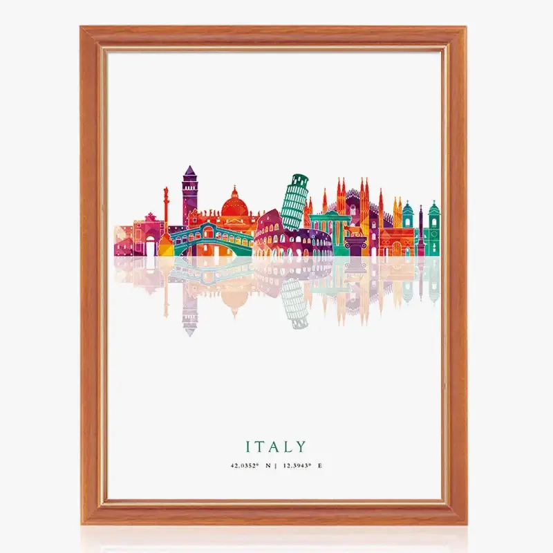 Bon Marché Modern decorative city skyline wall art prints